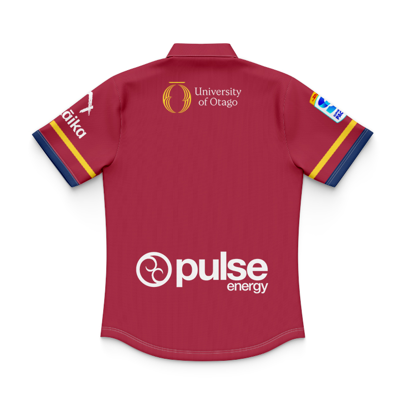 Kid's Otago Highlanders Super Rugby 2025 Away Polo Jersey