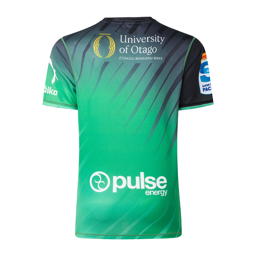 Otago Highlanders Super Rugby Marvel 2025 HULK Warm Up T-Shirt