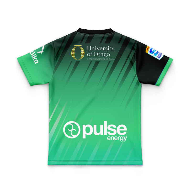 Kid's Otago Highlanders Marvel 2025 HULK Warm Up Jersey