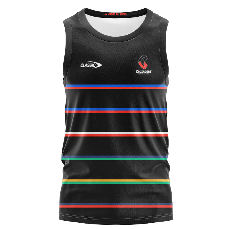 Canterbury Crusaders Super Rugby 2025 Warm-Up Singlet