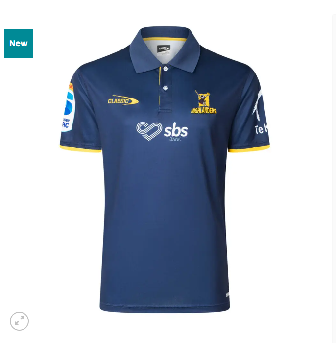 Otago Highlanders Super Rugby 2025 Training Polo Shirt