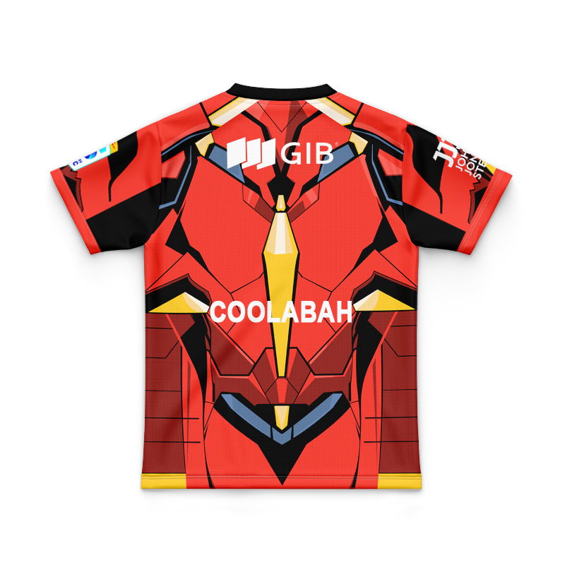 Kid's Canterbury Crusaders Super Rugby 2025 Marvel Iron Man Jersey
