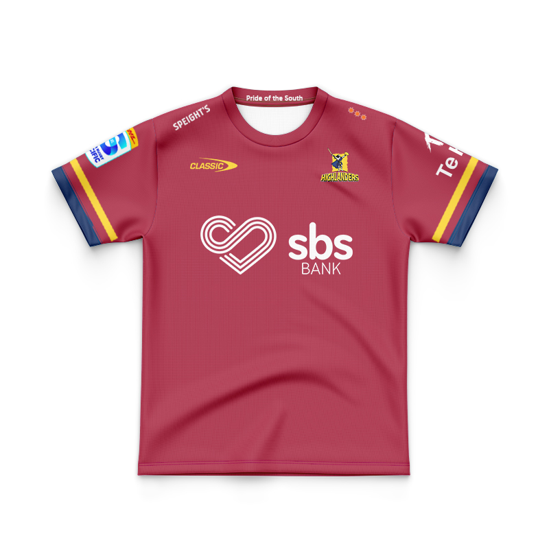 Kid's Otago Highlanders Super Rugby 2025 Away Jersey