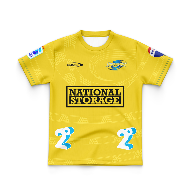 Kid's Wellington Hurricanes Super Rugby 2025 Home Jersey