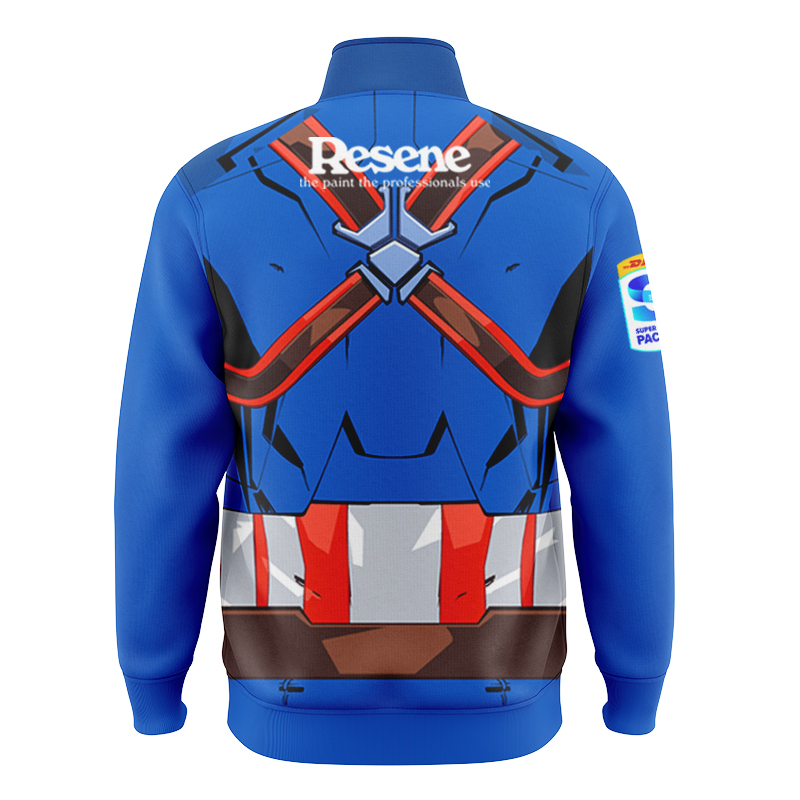 Wellington Hurricanes Super Rugby 2025 Marvel Captain America Jacekt