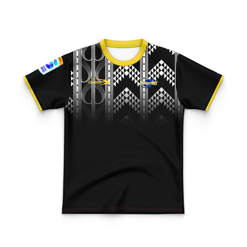 Kid's Wellington Hurricanes Super Rugby 2025 Training Jersey