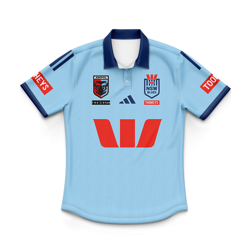 Kid's NSW Blues 2025 Home Polo Jersey