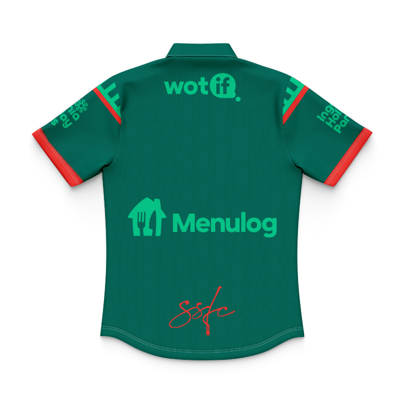 Kid's NRL South Sydney Rabbitohs 2025 Captains Run Polo Jersey