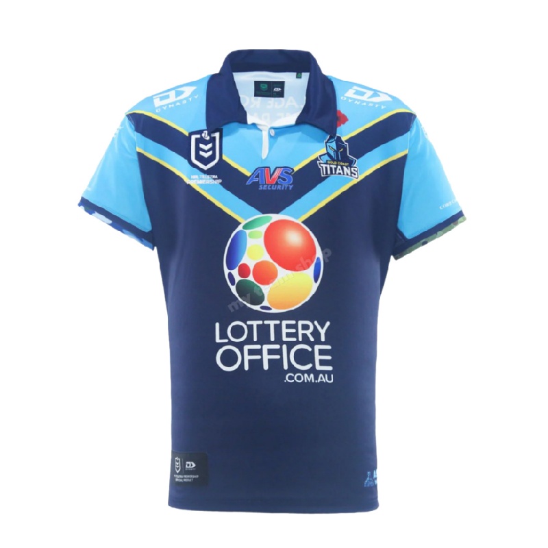 NRL Gold Coast Titans ANZAC Navy Jersey