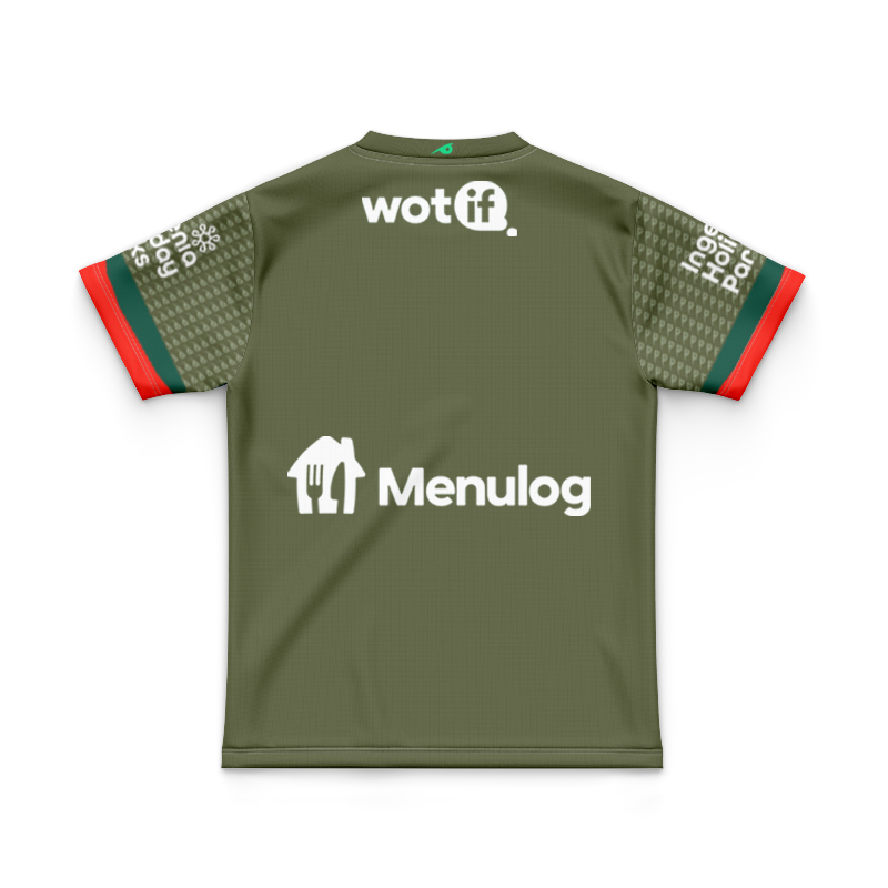 Kid's NRL South Sydney Rabbitohs 2025 Warm Up Training Jersey