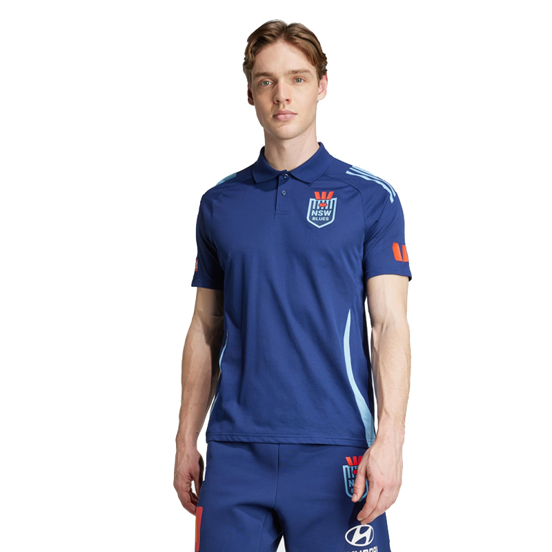 NSW Blues Origin 2025 Mens Polo Shirt