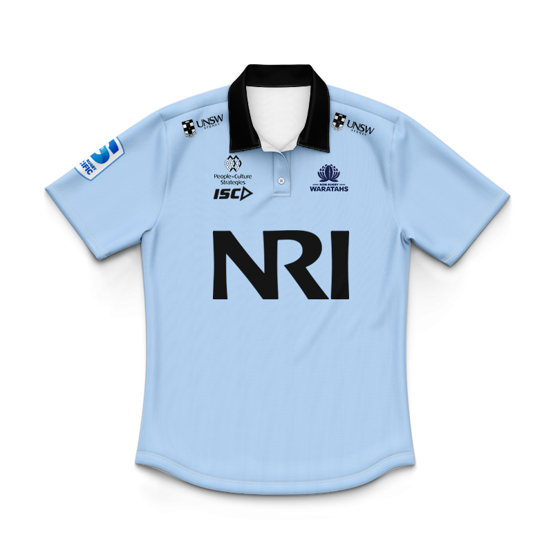 Kid's NSW Waratahs Super Rugby ISC 2025 Polo Jersey