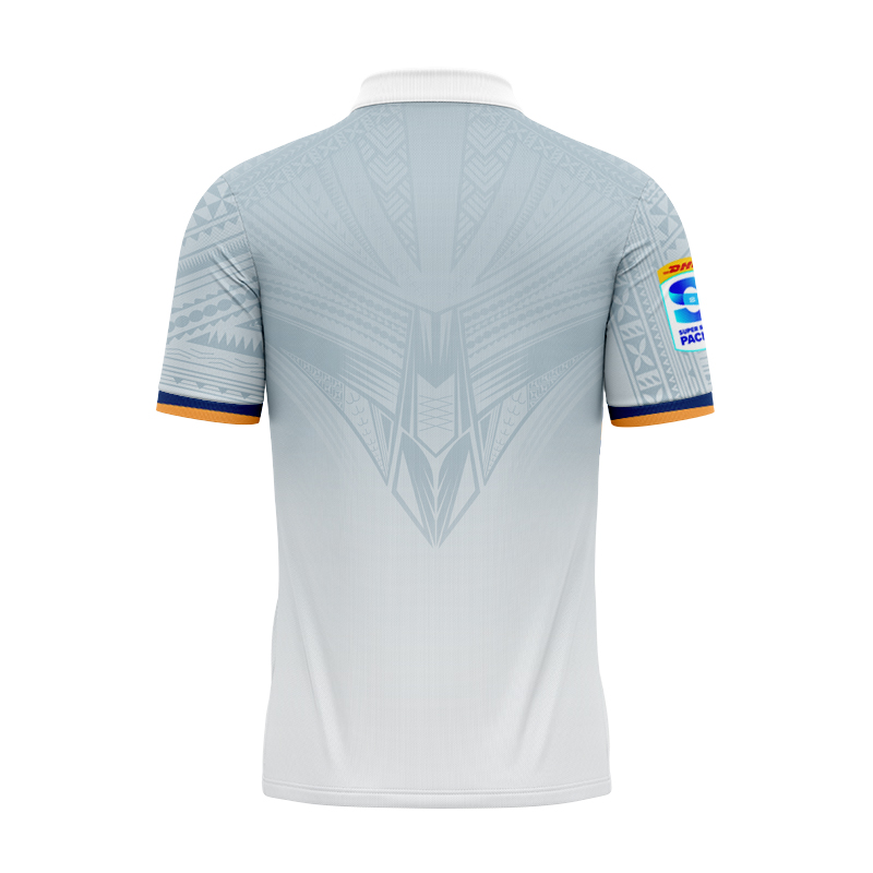 Moana Pasifika Super Rugby 2025 Away Polo Shirt
