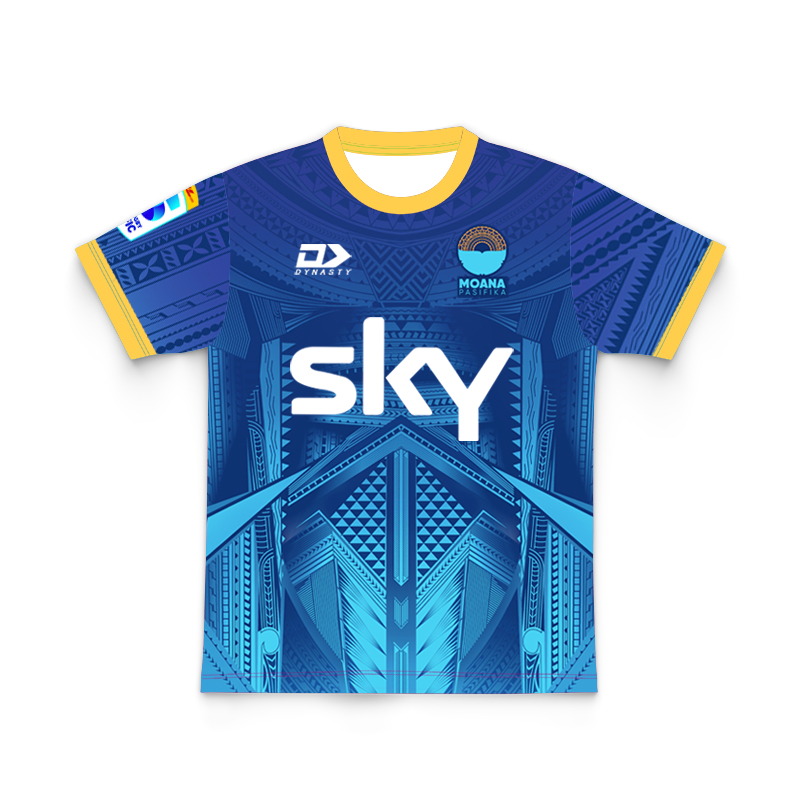 Kid's Moana Pasifika Super Rugby 2025 Home Jersey