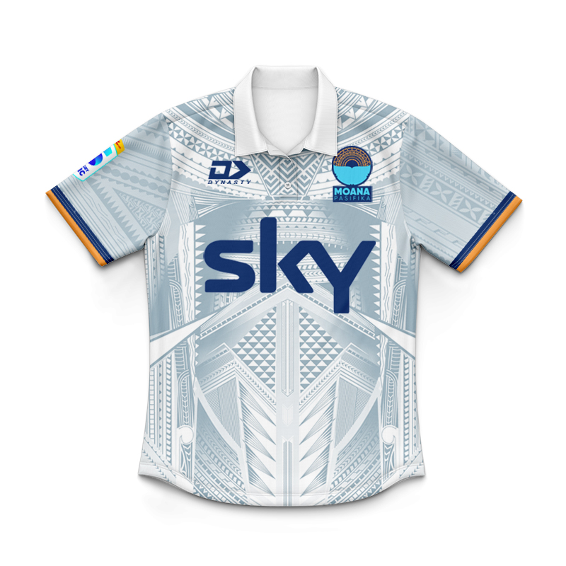 Kid's Moana Pasifika Super Rugby 2025 Away Polo Jersey