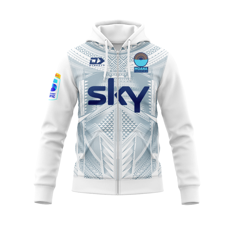 Moana Pasifika Super Rugby 2025 Away Zipper Hoodie