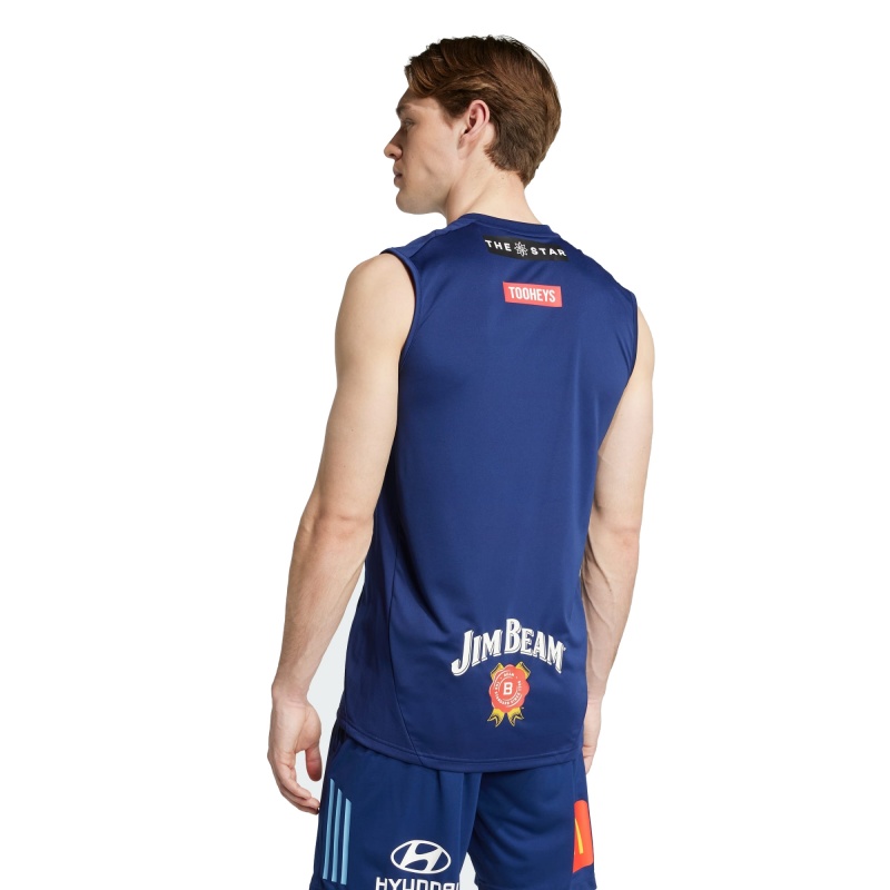 NSW Blues 2025 Navy Blue Performance Singlet