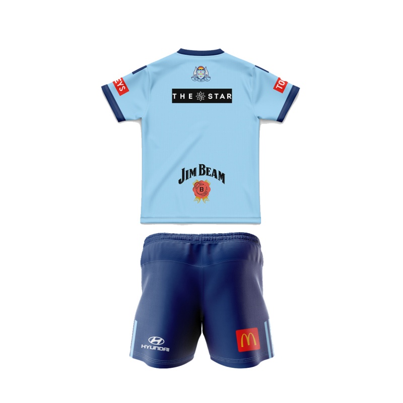 Kid's NSW Blues 2025 Home Jersey+Shorts