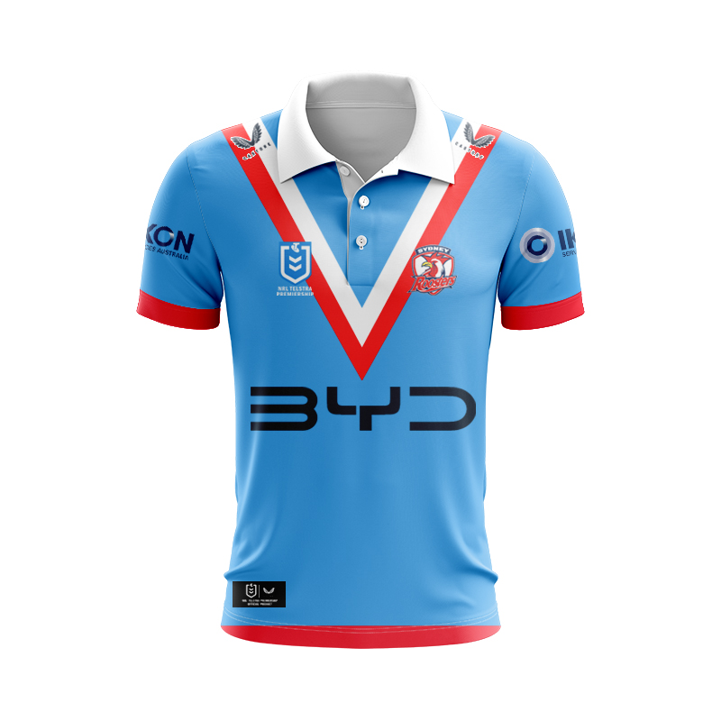 NRL Sydney Roosters Sydney Roosters 2025 Castore Polo Jersey