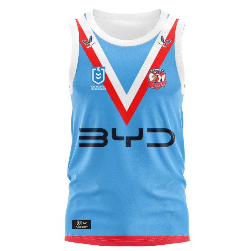 NRL Sydney Roosters Sydney Roosters 2025 Castore Singlet