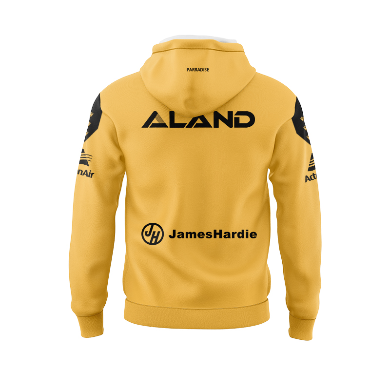NRL Parramatta Eels 2025 Gold Training Sport Hoodie