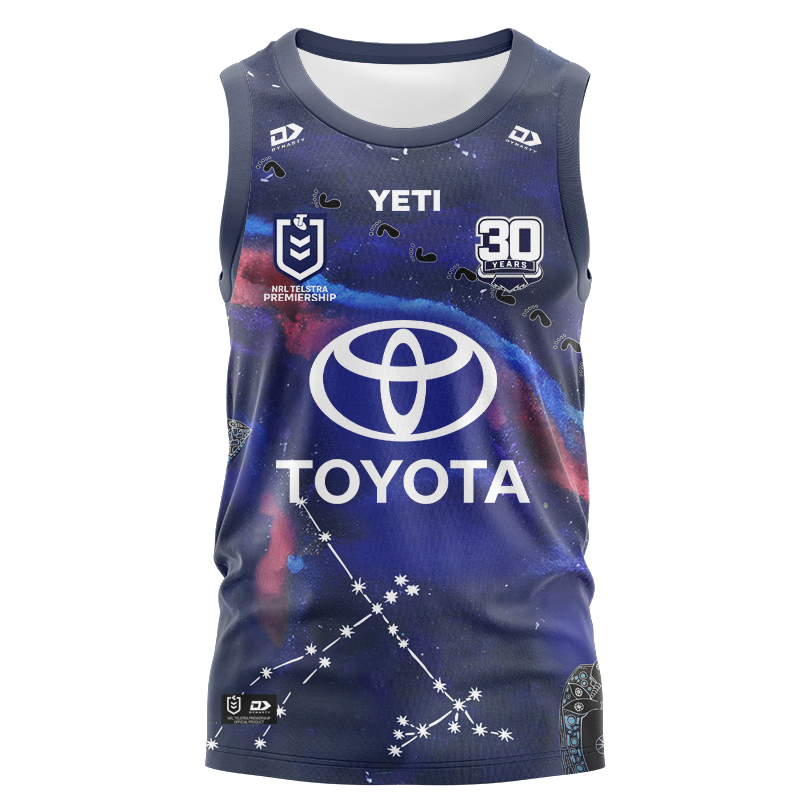 NRL North Queensland Cowboys 2025 Indigenous Singlet