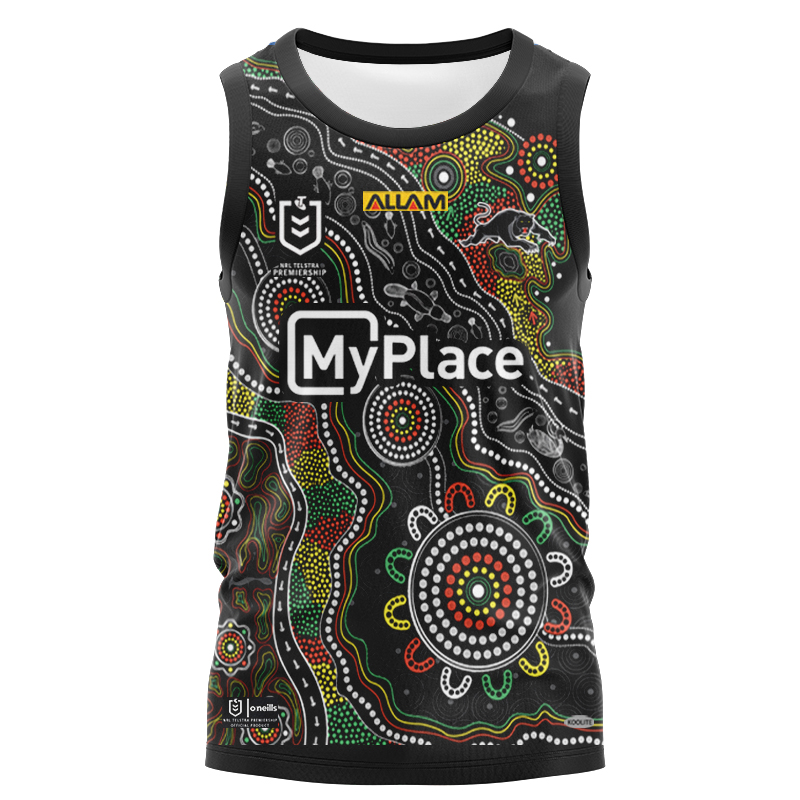NRL Penrith Panthers 2025 Indigenous Singlet