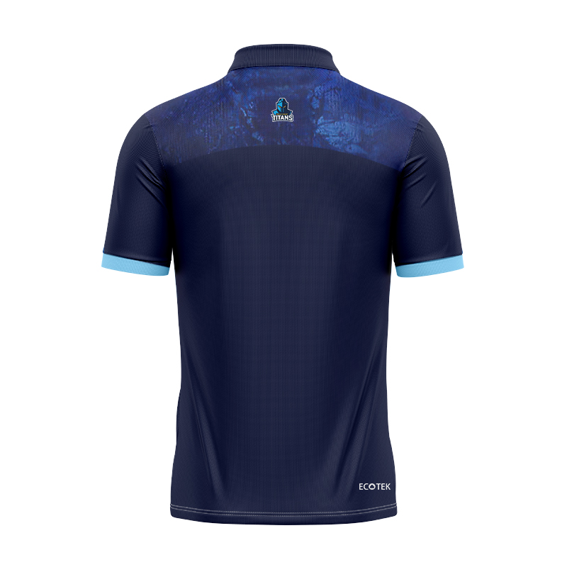 NRL Gold Coast Titans 2025 Dynasty Polo Shirt