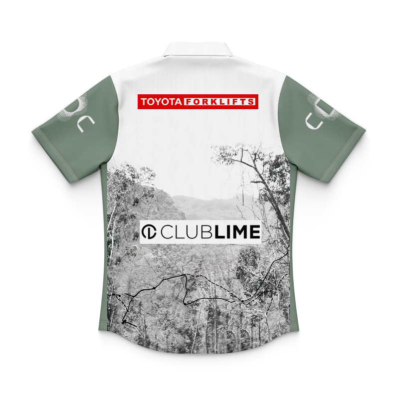 Kid's NRL North Queensland Cowboys 2025 Defence Green Polo Jersey