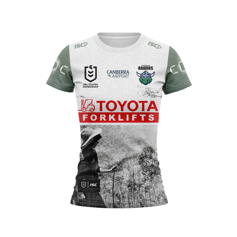 Women's NRL North Queensland Cowboys 2025 Defence Green Jersey