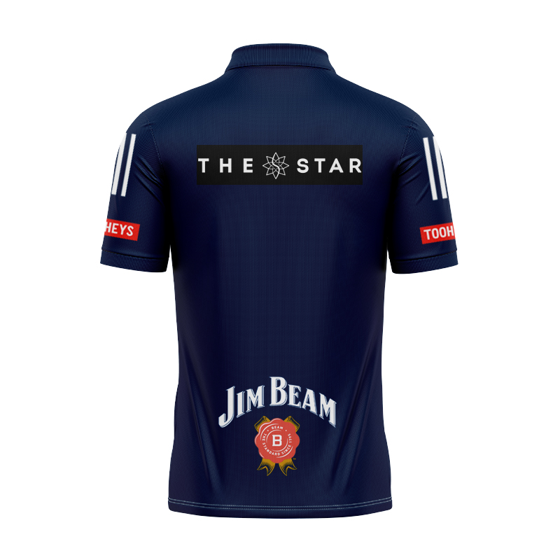 NRL NSW Blues 2025 Captain's Run Polo Shirt