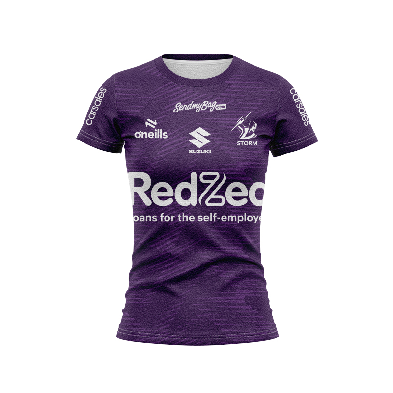 Women's NRL Melbourne Storm 2025 Purple Training Jersey