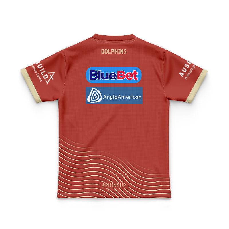 Kid's NRL Dolphins 2024 Training Jersey