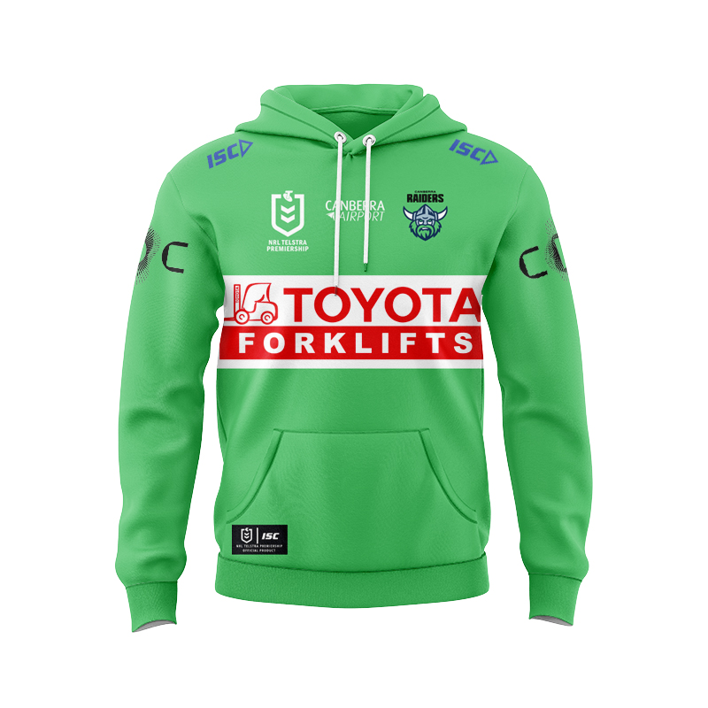 NRL Canberra Raiders 2025 Home Zipper Hoodie