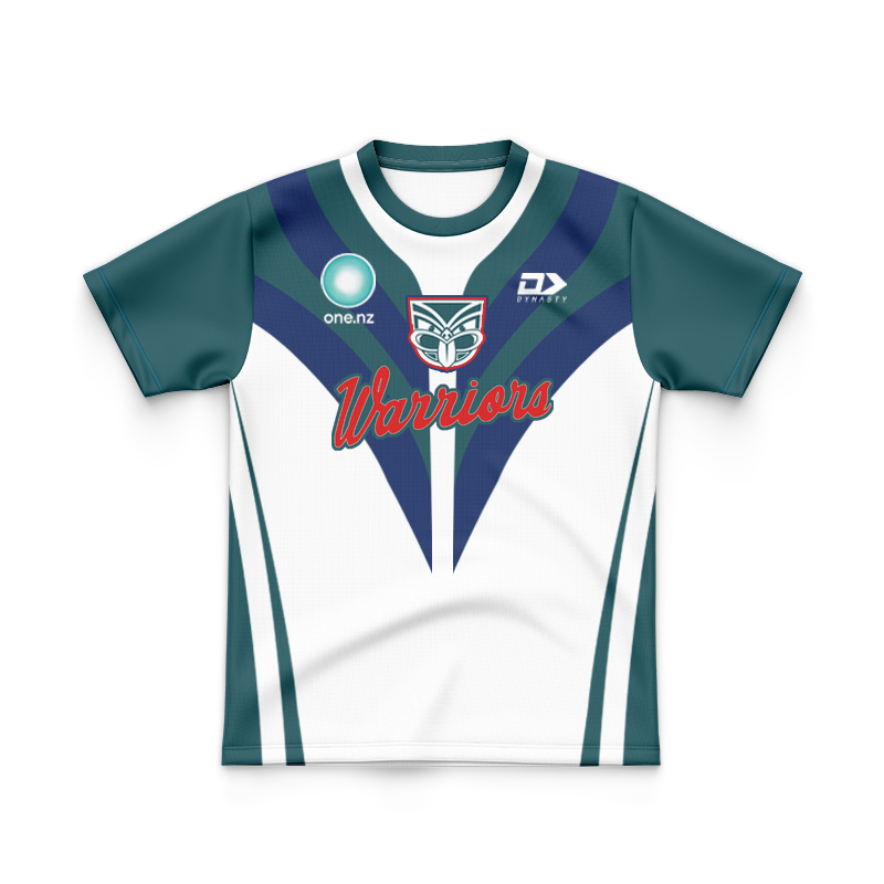 Kid's NRL New Zealand Warriors 2025 Dear Warrior Warm Up Jersey