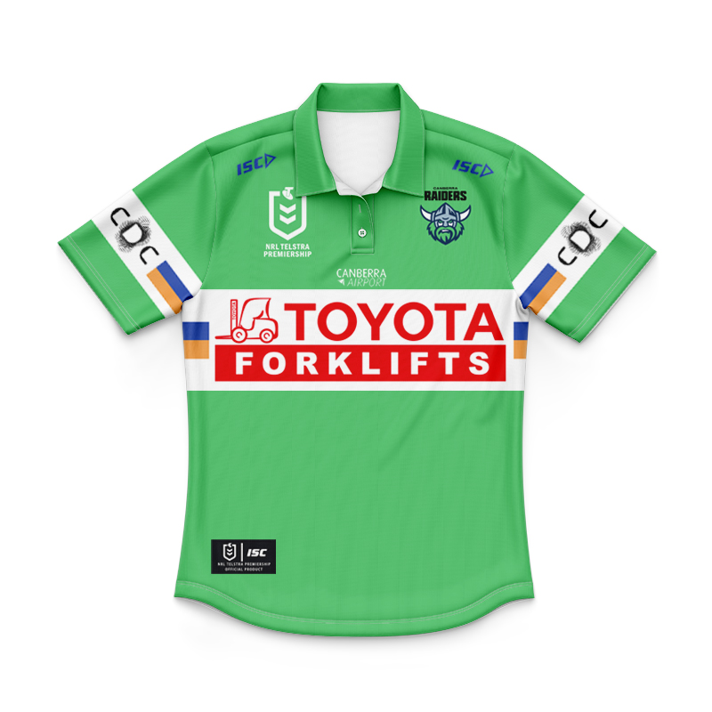 Kid's NRL Canberra Raiders 2025 Home Polo Jersey