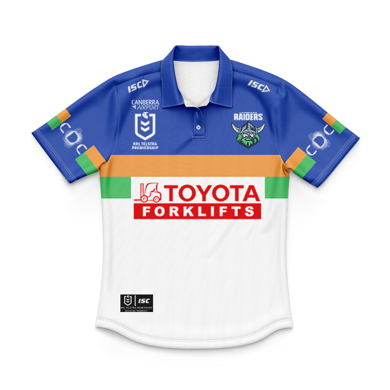Kid's NRL Canberra Raiders 2025 Away Polo Jersey