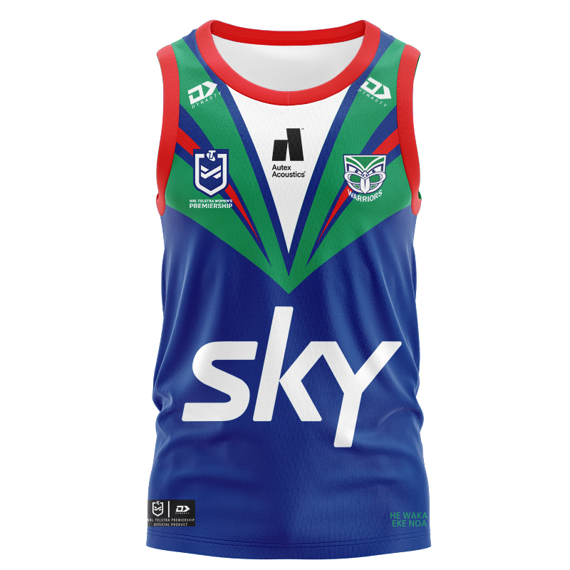 NRL New Zealand Warriors 2025 Dynasty NRLW Home Singlet