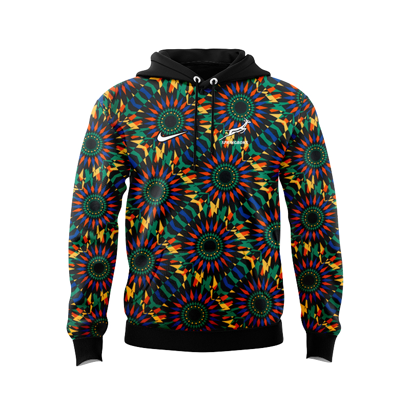 South Africa Springboks 2025 Pre Match Sport Hoodie