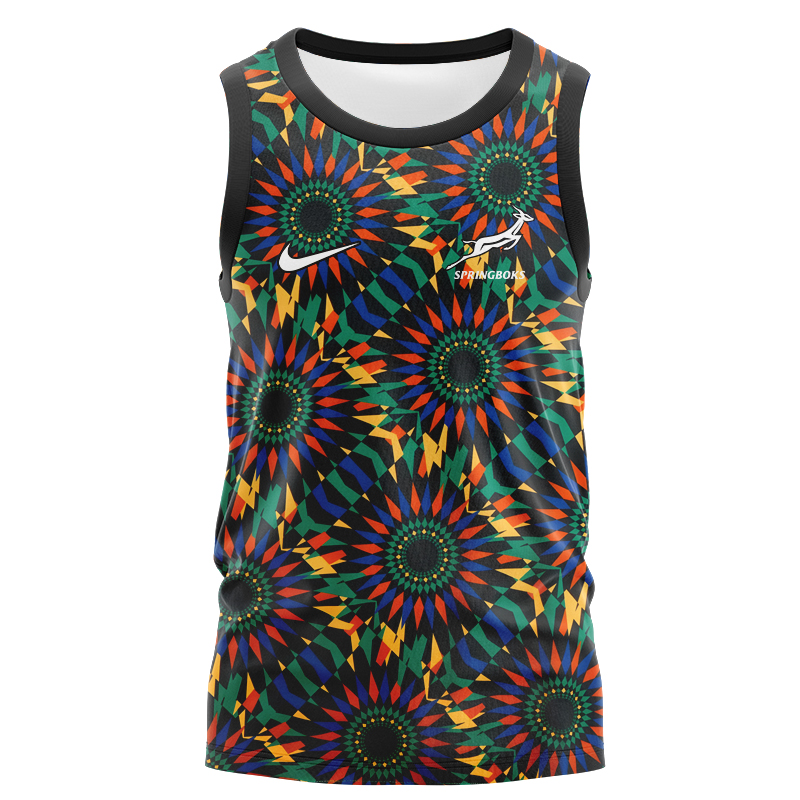 South Africa Springboks 2025 Pre Match Singlet