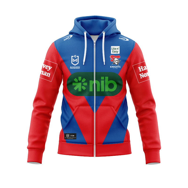 NRL Newcastle Knights NRLW 2025 Home Zipper Hoodie
