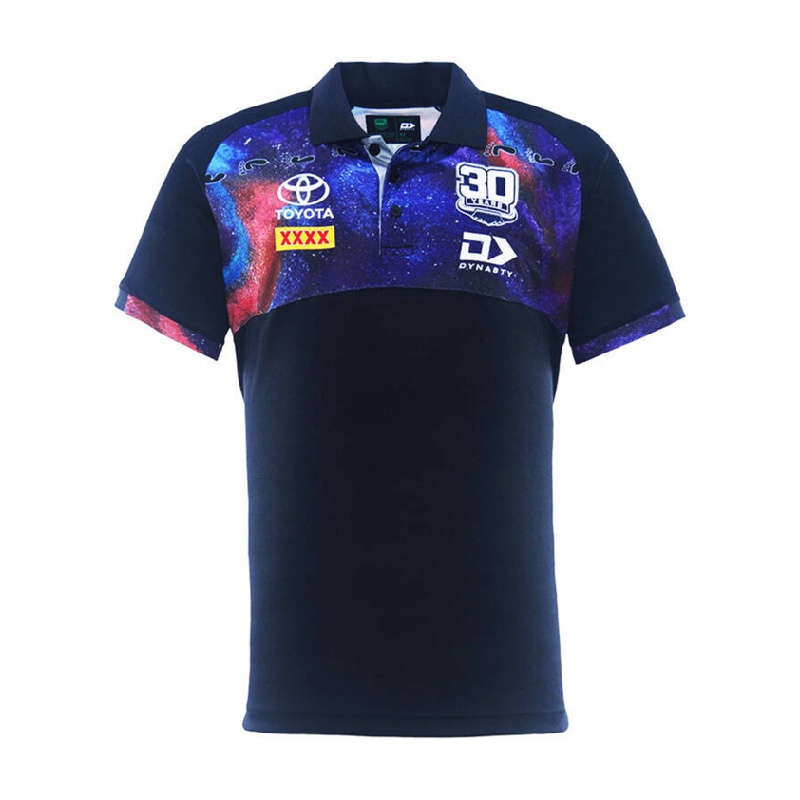 NRL North Queensland Cowboys 2025 Indigenous Polo Shirt