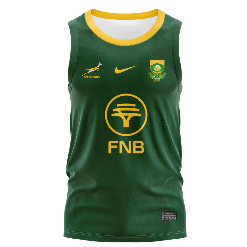 South Africa Springboks Home 2025 Green Stadium Singlet