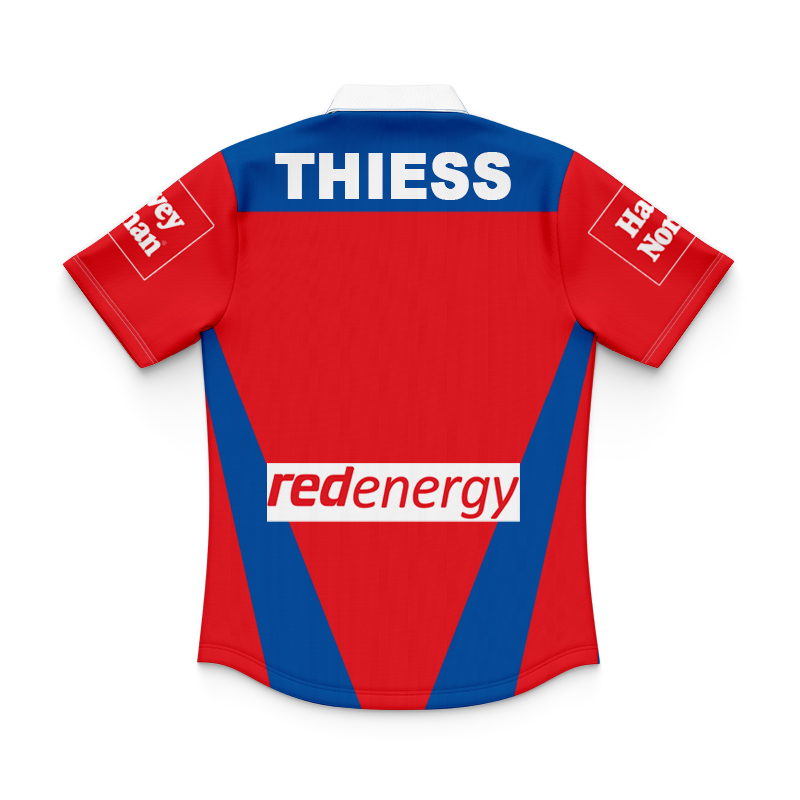 Kid's NRL Newcastle Knights NRLW 2025 Home Polo Shirt