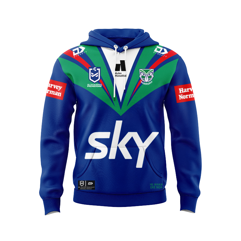 NRL New Zealand Warriors 2025 Dynasty NRLW Home Sport Hoodie