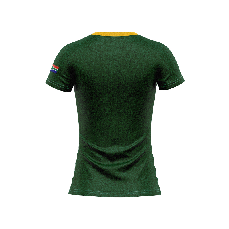 Women's South Africa Springboks Home 2025 Green Stadium Jersey
