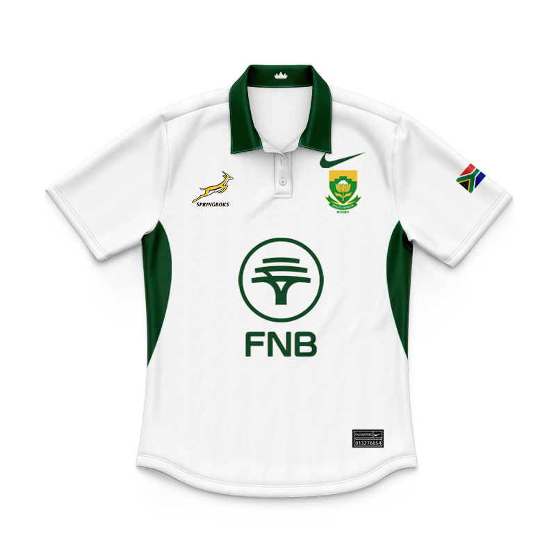 Kid's South Africa Springboks 2025 Stadium Away Polo Jersey