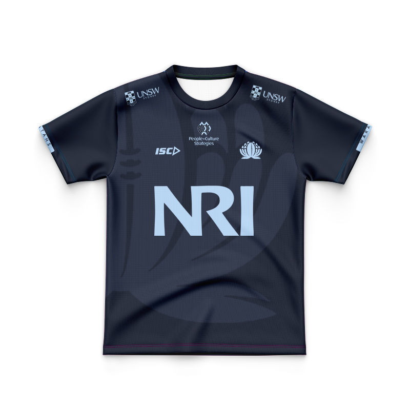 Kid's NSW Waratahs 2025 Navy Training Jersey