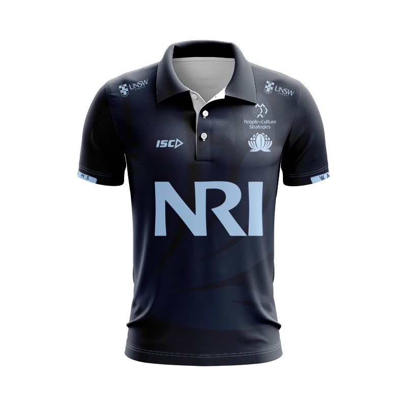 NSW Waratahs 2025 Navy Training Polo Shirt
