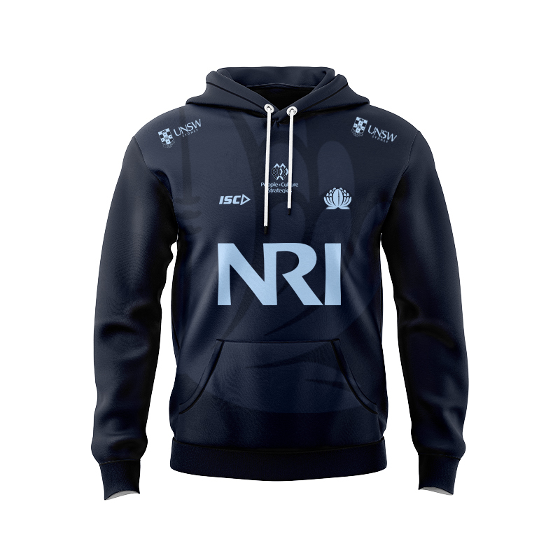 NSW Waratahs 2025 Navy Training Sport Hoodie